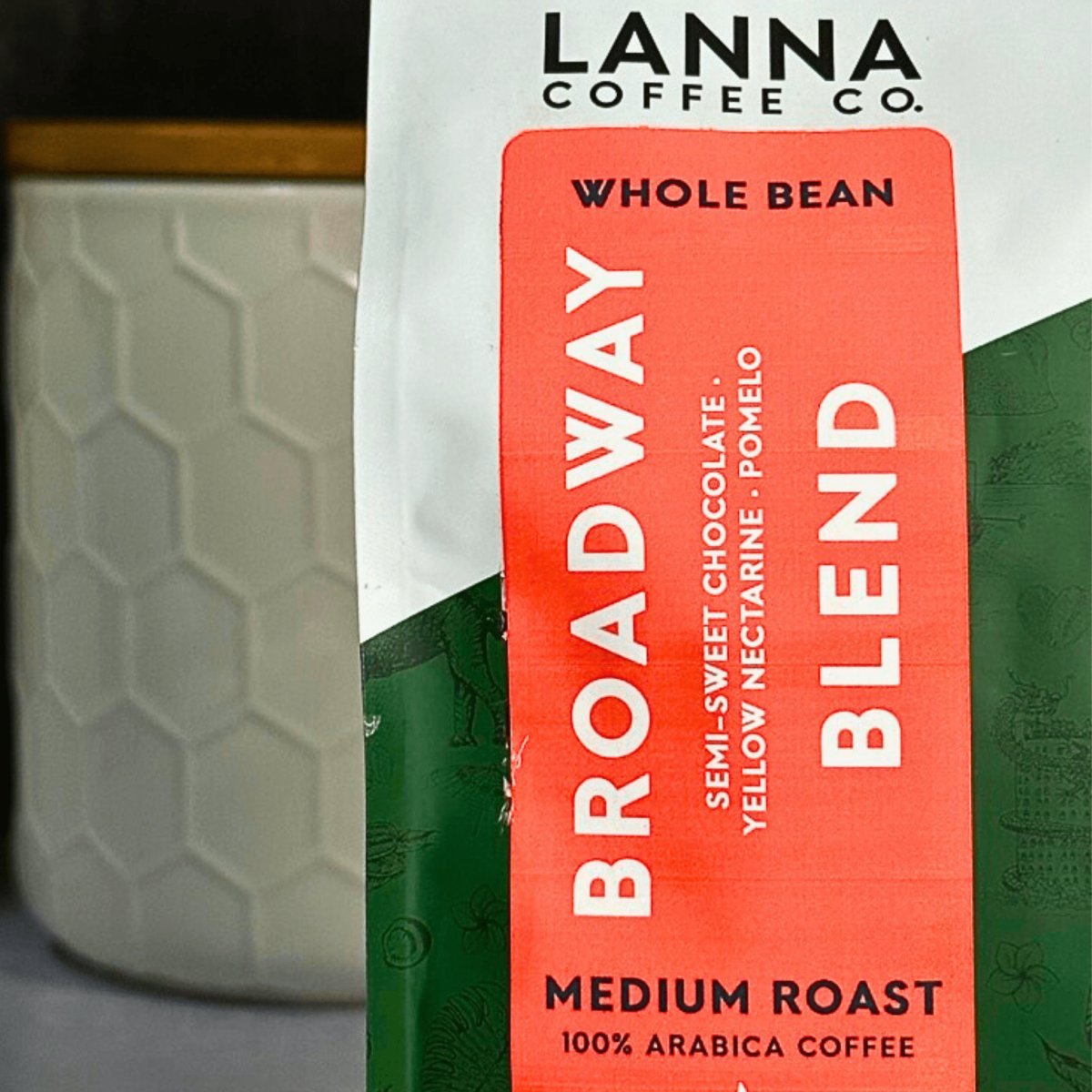 
                  
                    Broadway Blend - Lanna Coffee Co.12 ozWhole Bean
                  
                