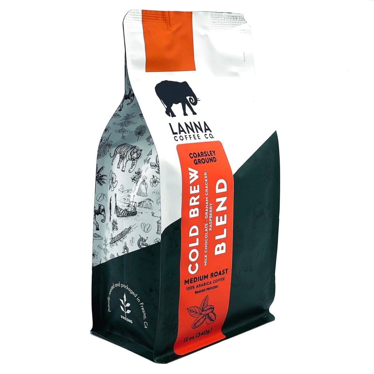 Cold Brew Blend - 12 oz - Pre - Ground - Lanna Coffee Co.