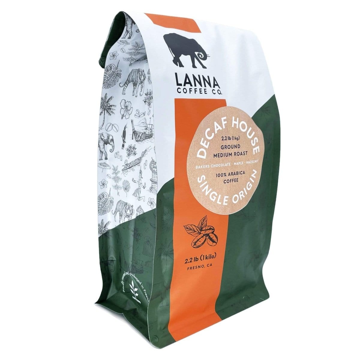 
                  
                    Colombia Swiss Water® Decaf - 2.2 lb - Whole Bean - Lanna Coffee Co.
                  
                