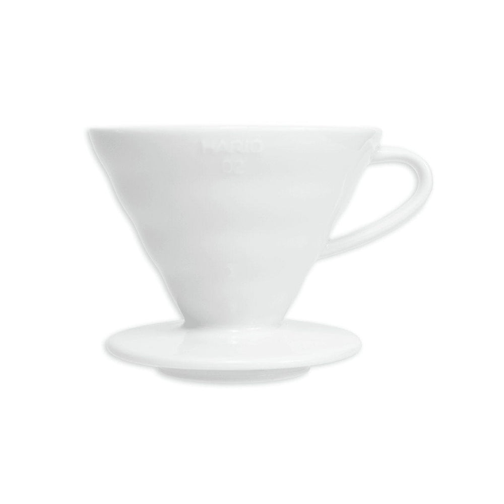 Hario V60 Ceramic Coffee Dripper - White - Size 02 - Lanna Coffee Co.