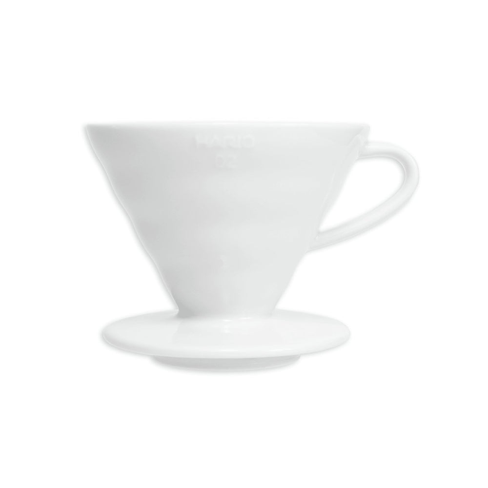 Hario V60 Ceramic Coffee Dripper - Lanna Coffee Co.WhiteSize 02