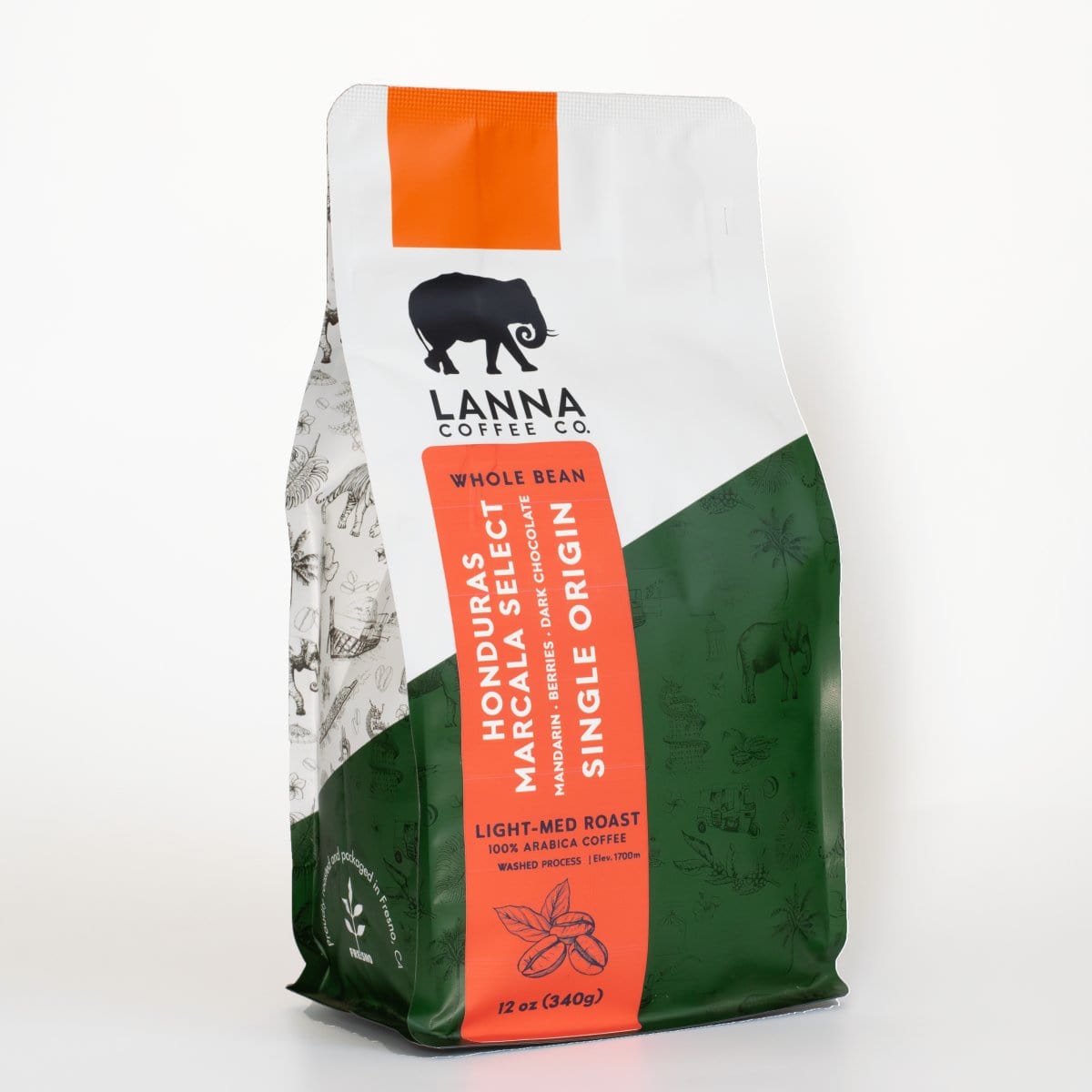 
                  
                    Honduras Marcala Select - Whole Bean - 12 oz - Lanna Coffee Co.
                  
                