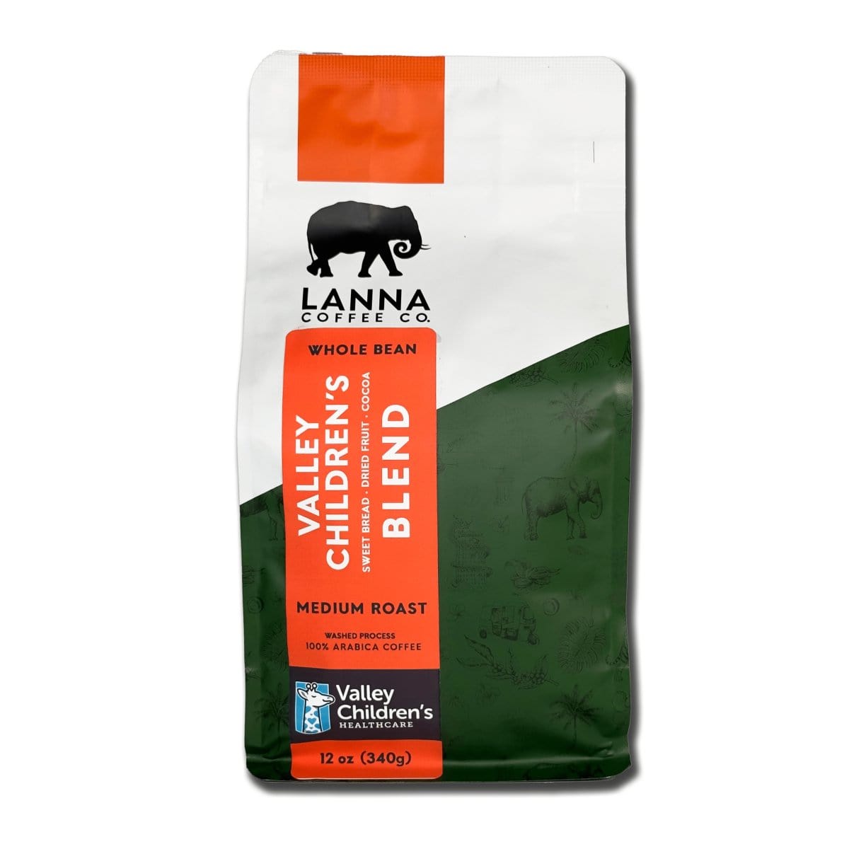 Lanna Coffee Co. Coffee Whole Bean Valley Children's Blend