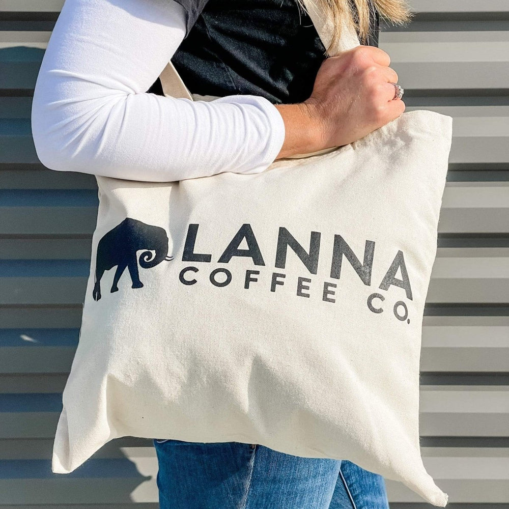 Lanna Natural Canvas Tote - Lanna Coffee Co.