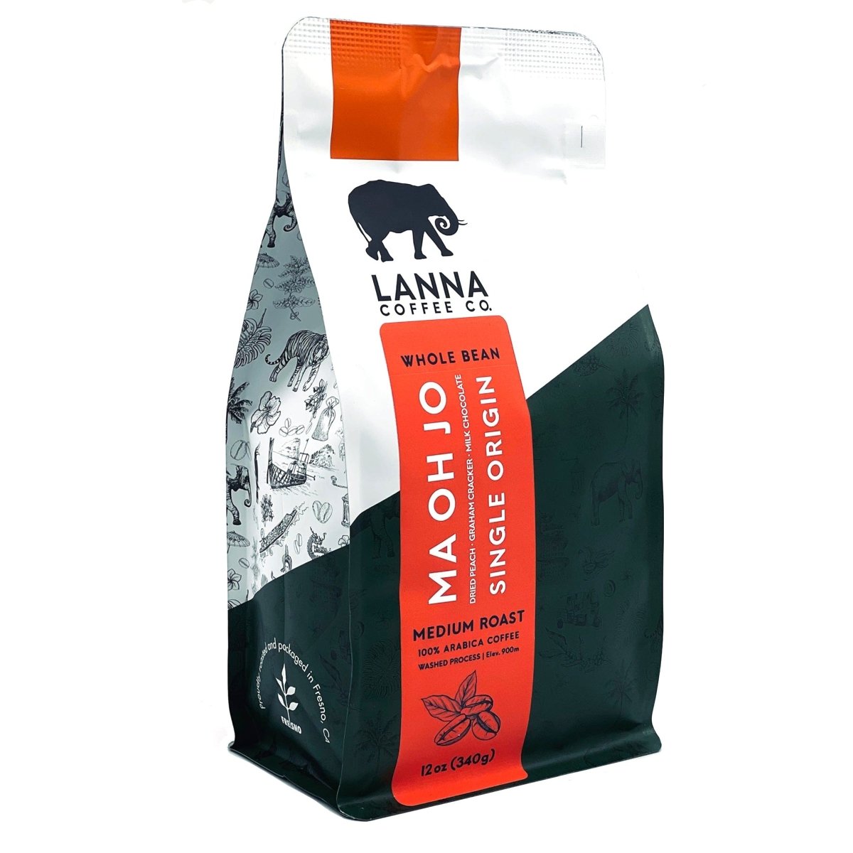 
                  
                    Ma Oh Jo - Lanna Coffee Co.12 oz. Whole Bean
                  
                