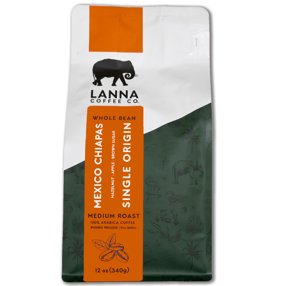 Mexico Chiapas *Roasting 3/3/25* - 12 oz - Whole Bean - Lanna Coffee Co.