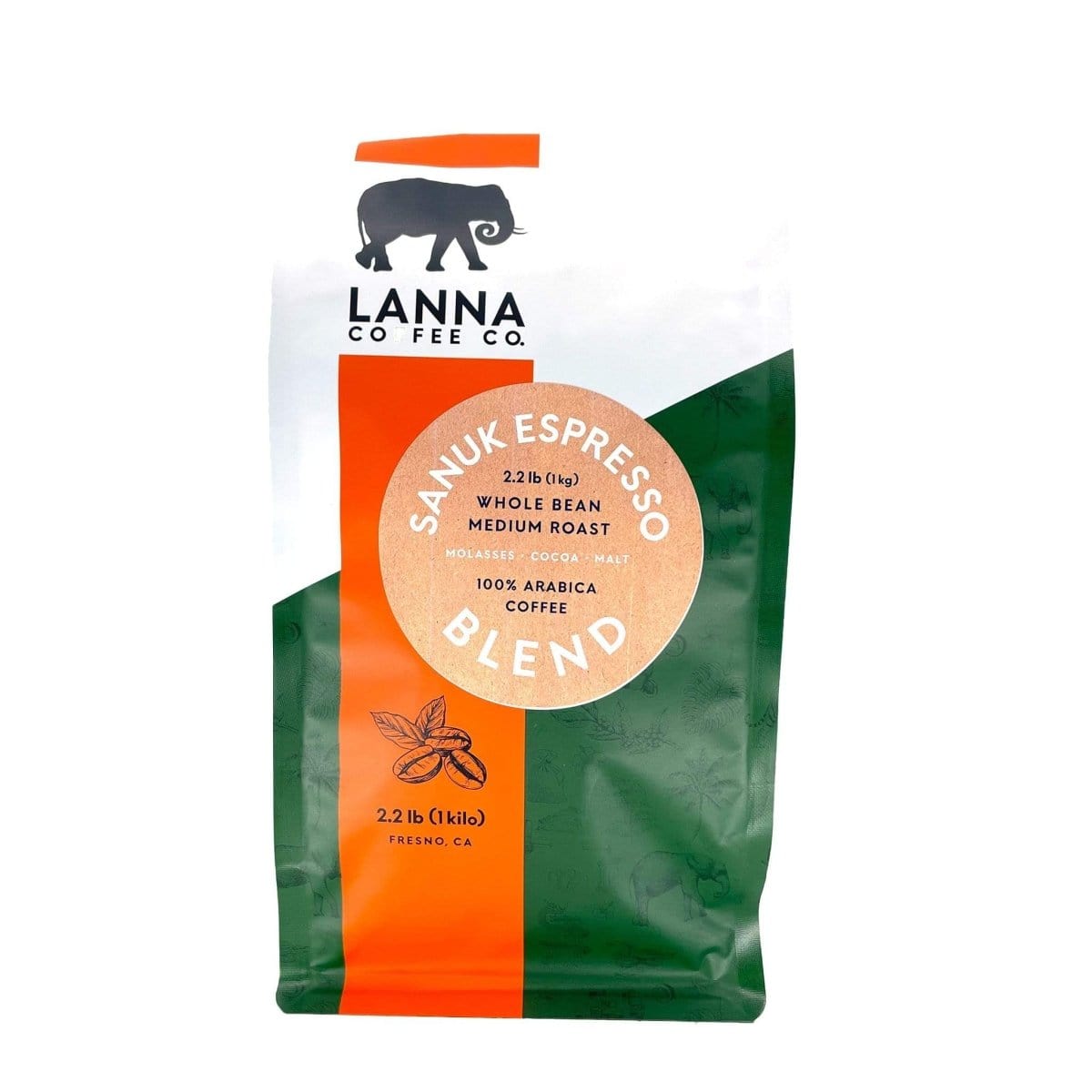 
                  
                    Sanuk Espresso - 12 oz - Whole Bean - Lanna Coffee Co.
                  
                