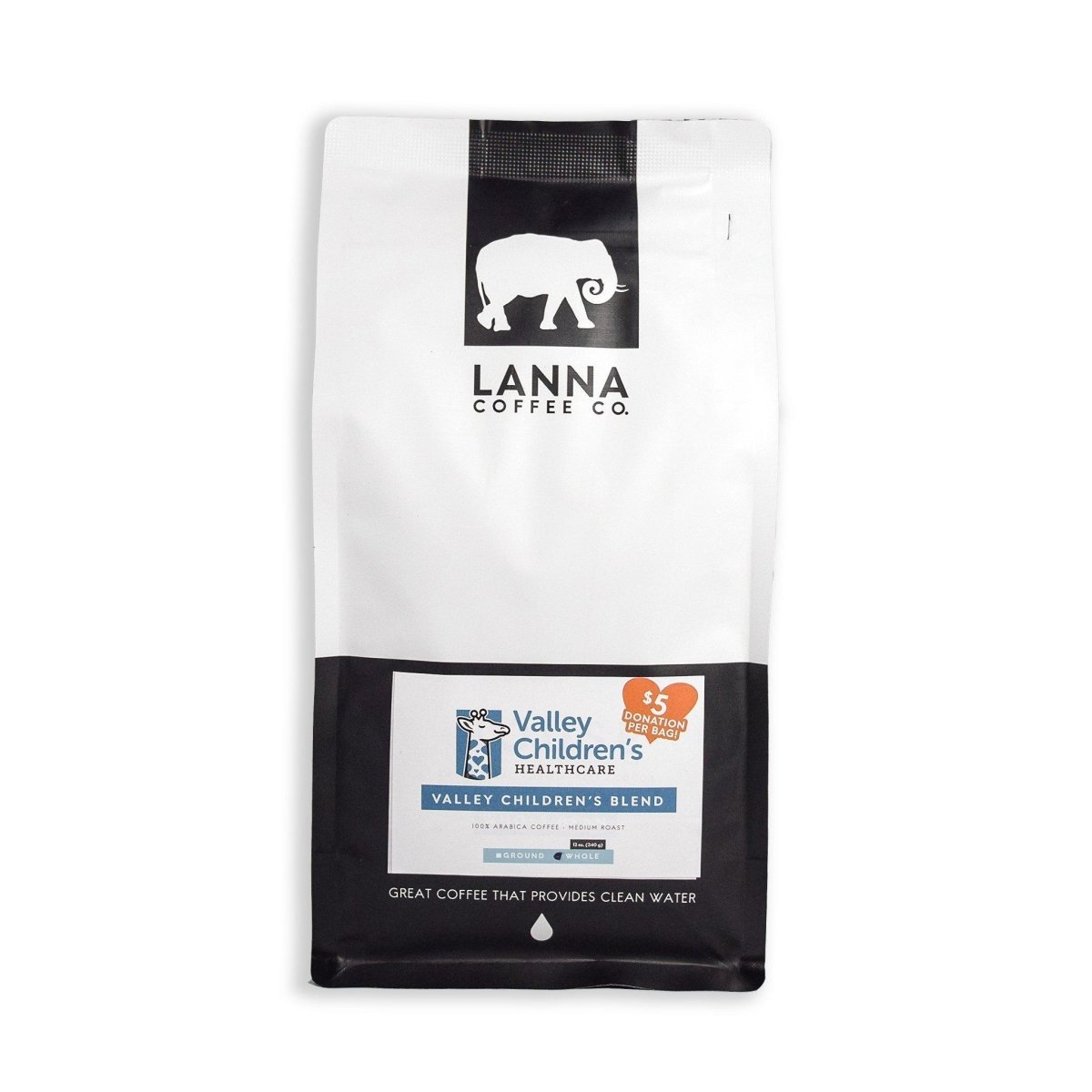 
                  
                    Valley Children's Blend - Lanna Coffee Co.Whole Bean
                  
                